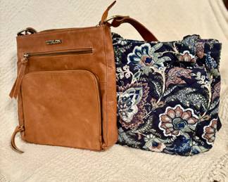 Leather bag, Vera Bradley 