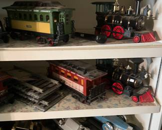 Vintage Jim Beam Decanters - Train Set, Cars, etc.