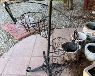 fun vintage plant stand