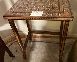 Inlaid accent table