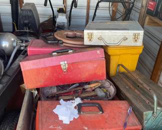 Tons of tool boxes full of tools