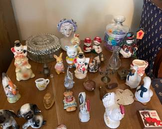 Vintage salt and pepper shakers