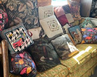 Check out the vintage couch