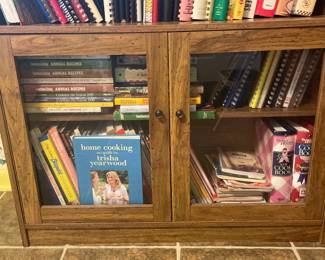 Tons of cookbooks! 