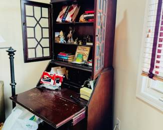 1920s Mahogany Secretary Desk 