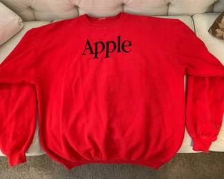 Vintage Apple red sweater