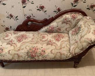 Miniature fainting couch, perfect for a pet or display