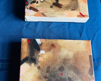 Rebecca Kaler
Untitled (Diptych)
Acrylic on canvas.