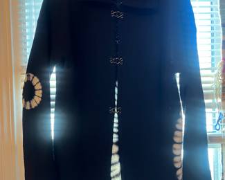 Iconic ladies small Mary Jaeger shibori jacket. 