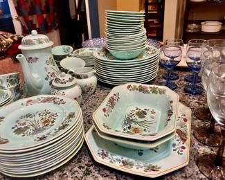 Adam’s Ming Jade china set. 