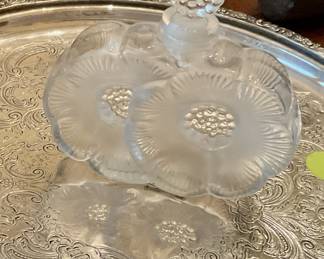 Lalique perfume bottle marked (Lalique France)