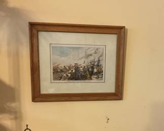 Framed print, Jackson’s victory at New Orleans.