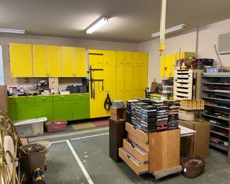 Here is a different view of the garage/workshop area.