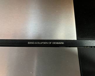 This is, of course, the label for Bang & Olufsen of Denmark and the very stylish stereo system.  See the next image.
