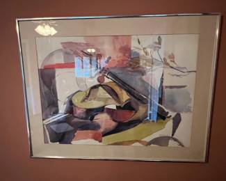 I did say there was a lot of framed artwork.