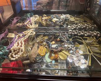 There is a healthy collection of costume jewelry for you to check out.