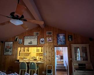 This room also features several framed items from Steven Spielberg's first movie, "Duel" and "Romancing the Stone".  A photo of Steve McQueen is there as well as others.  Come take a look!