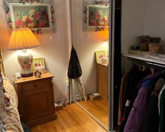 There are multiple closets to peruse through.