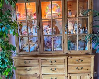In case you needed a country-style china cabinet, here you go.