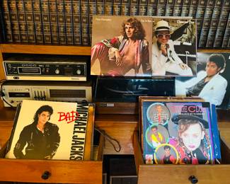 A collection of 1960s-1990s LP.