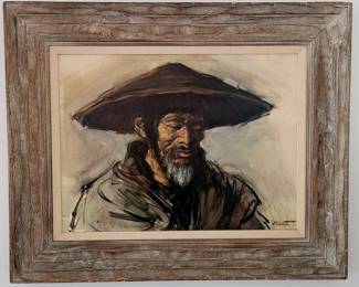 Original oil portrait...signed McGrath