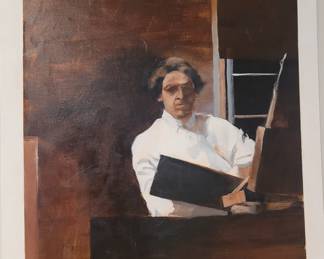 Original oil painting portrait