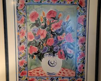 Large signed/numbered lithograph by Susan Verble, noted artist