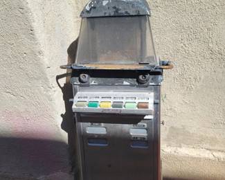 Old bus money taking machine