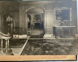 1949 picture of Marble top Side Board in Fort Worth Mansion