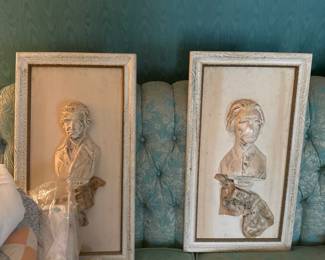 famous pianists wall decor sculpture