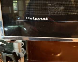 Vintage Hotpoint double oven and stove brown