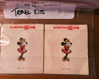 1972 wdw walt disney world travel kits minnie mouse