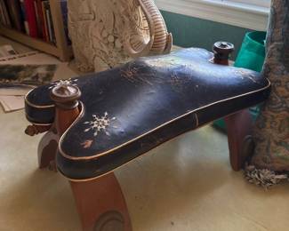 camel hump morocco foot stool ottoman