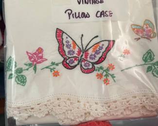 vintage pillow case