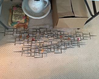 Brutalist Wall Sculpture 1970s