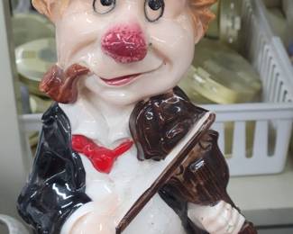 Decanter Clown/Violinist