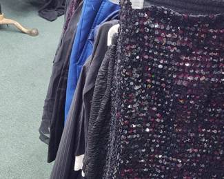 Sequins skirts and Lace and other Black Skirts