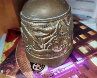 large Antique Brass Bell