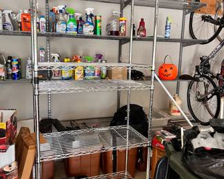 1 of 2 Stainless steel rolling racks 