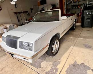 82 Chrysler Convertible LeBaron VIN#1C3BC45B4CG180723