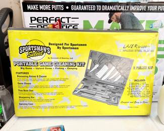 New - Sportsman's portable gam cleaning kit 