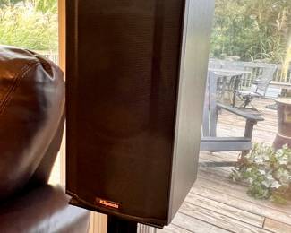 Pr. of Klipsch speakers w/stands