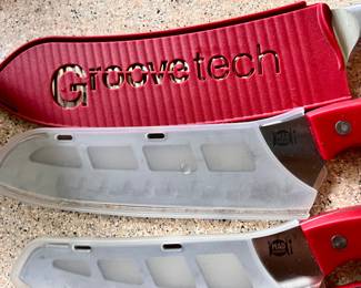 Groove tech knives