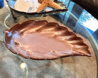 Frankoma leaf pottery 