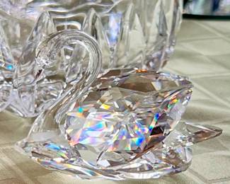 Swarovski crystal Swan