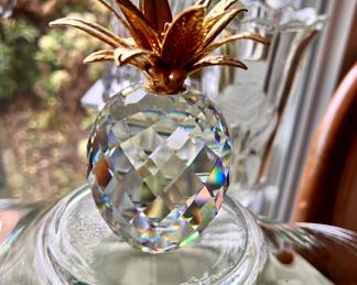 Swarovski crystal Pineapple 4”