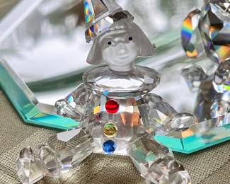 Swarovski crystal Clown
