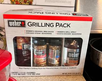 New - Weber Grilling pack spices 
