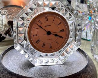 Stavger W. Germany crystal clock