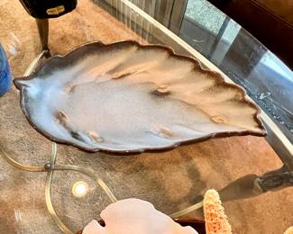 Frankoma leaf pottery 